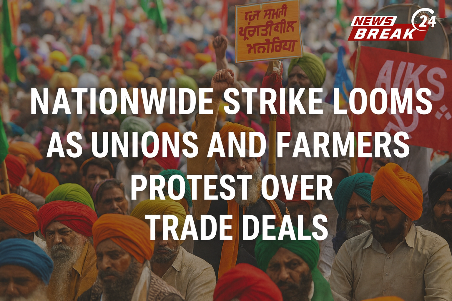 Nationwide Strike Looms as Unions and Farmers Protest Over Trade Deals